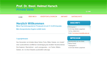 Tablet Screenshot of helmutharsch.de